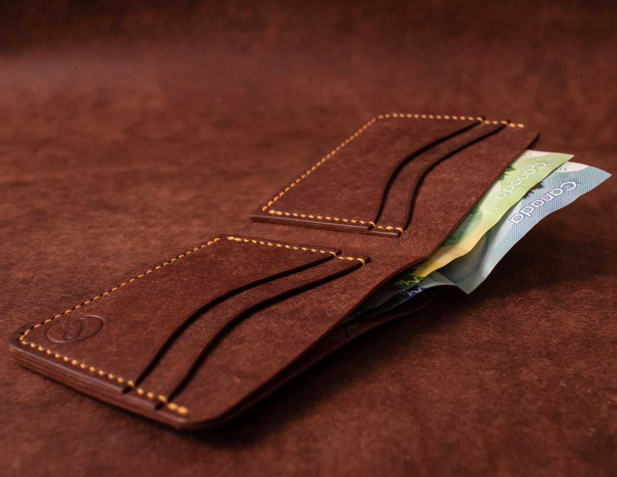 The Classic Bifold - Handmade Leather Wallet – The Flint & Steel ...