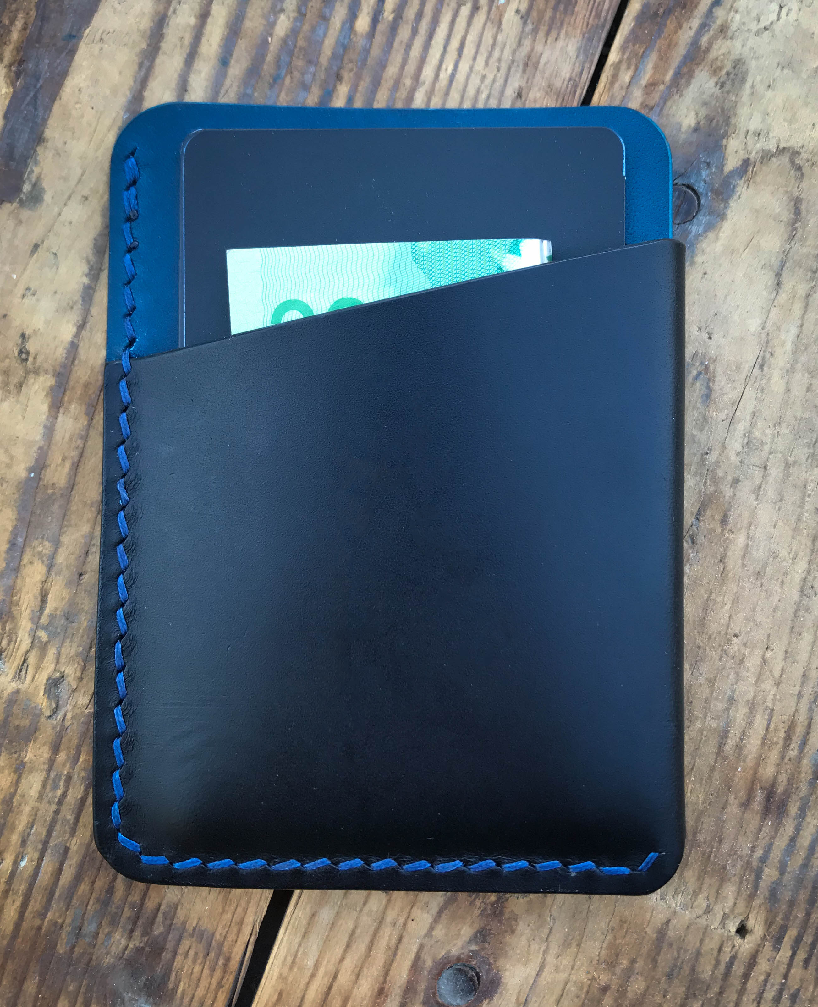 The Minimalist - Handmade Leather Wallet – The Flint & Steel Leather Co ...
