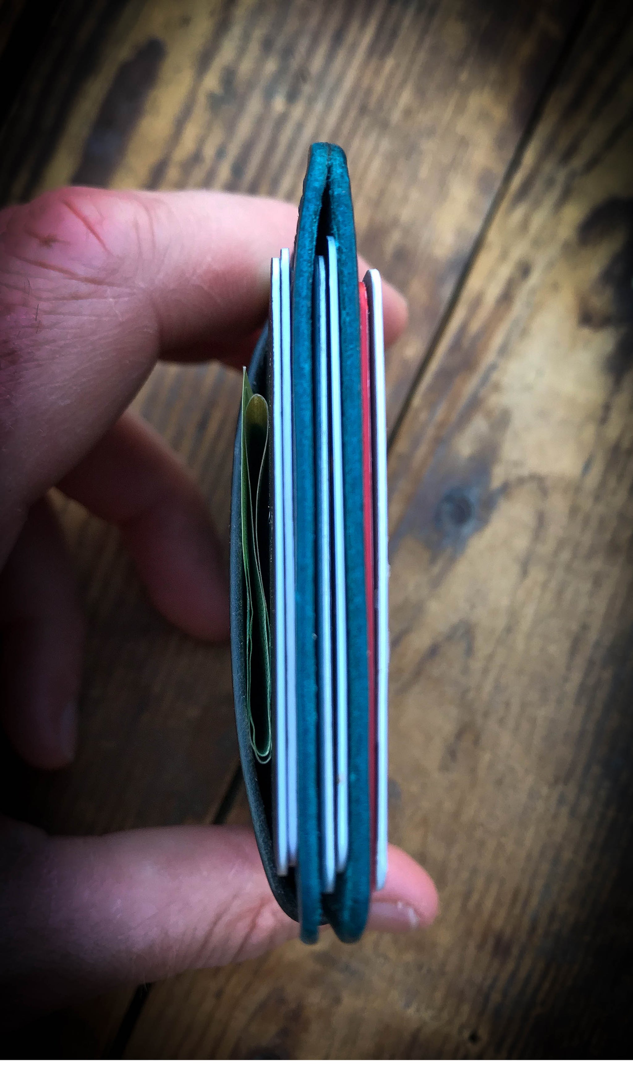 The Minimalist - Handmade Leather Wallet – The Flint & Steel Leather Co ...