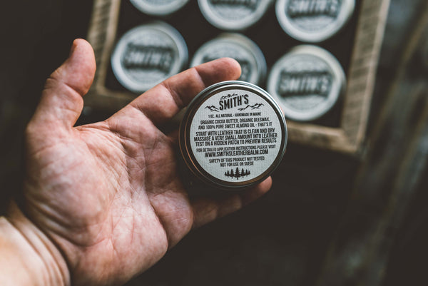 Smith's Leather Balm - All Natural Leather Conditionner